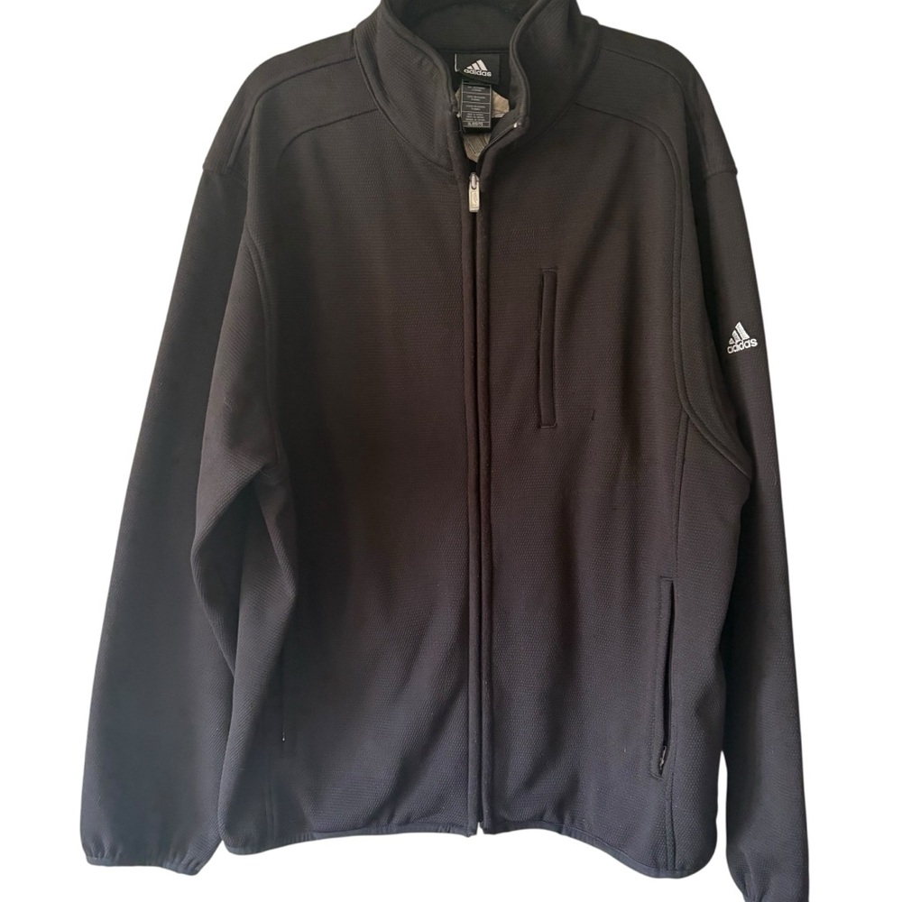 Adidas Men’s 07 Vegas Basketball Full Zipper Black Sweatshirt Jacket Sz XL